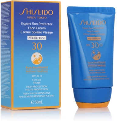 Shiseido SynchroShield Expert Sun Protector Face Cream Age Defense SPF 30 50 ml