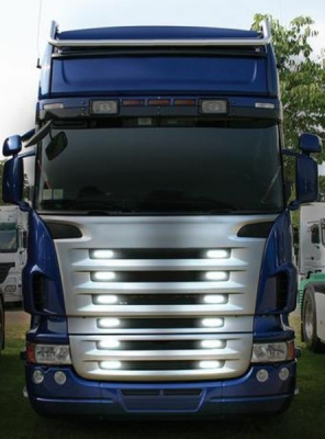 Světlo poziční boční 4 LED 24V AB-7 bílé