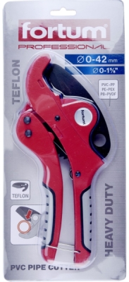 Nůžky na plastové trubky, ⌀0-42mm, trojúhel. břit FORTUM