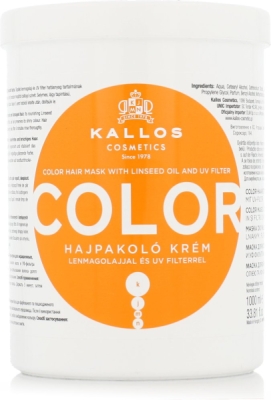 Kallos Color Hair Mask With Linseed Oil And UV Filtr 1000 ml
