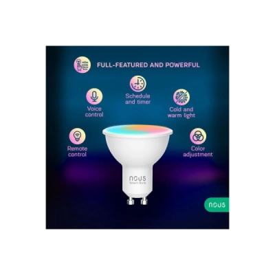 Nous P8 WiFi Smart Žárovka RGB GU10 Tuya (2 kusy)