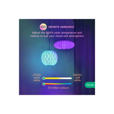 Nous P8 WiFi Smart Žárovka RGB GU10 Tuya (2 kusy)