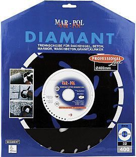 Kotouč diamantový segmentový 400mm MAR-POL M08740