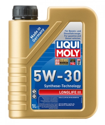 Motorový olej Liqui Moly Longlife III 5W-30, 1L