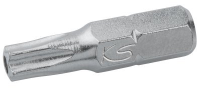 Bit 1/4", na šrouby s pětihvězdou, s otvorem, TS15 KS TOOLS 911.3102