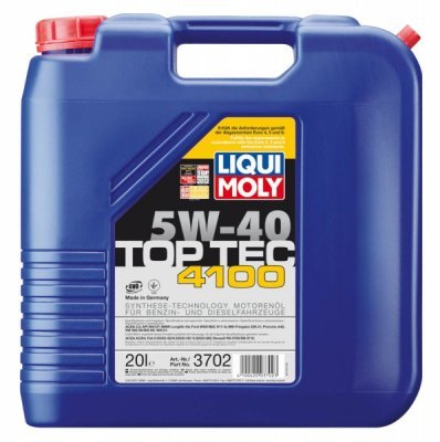 Motorový olej Liqui Moly Top Tec 4100 5W-40, 20L