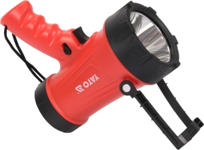 Lampa pistolová POWER LED, bezpřívodová, 3,7V Li-ion, dosvit 250m, 1200lm, IP68 Yato YT-08551