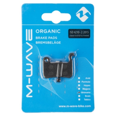 Brzdové destičky M-Wave Organické Shimano Deore, lx