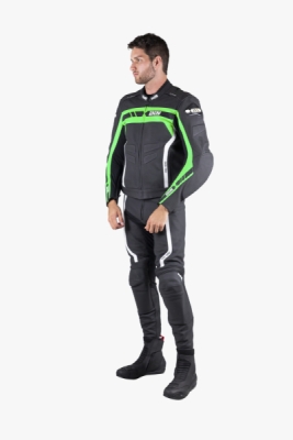 Sportovní bunda iXS X73003-371-52H LD RS-600 1.0 X73003 černo-zeleno-bílá 52H