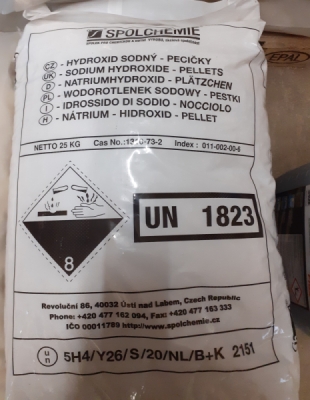 Hydroxid sodný 25kg