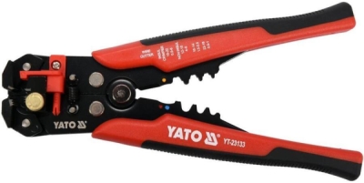 Kleště odizolovací a konektorové univerzální 205 mm, sada Yato YT-23133
