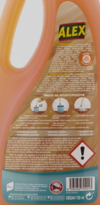 ALEX mýdlový čistič extra síla laminát 750ml Pomeranč