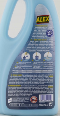 ALEX čistič extra lesk 2v1 dlažba 750ml Citron