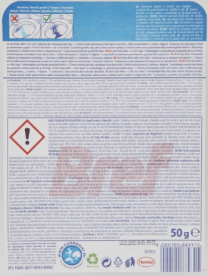 Bref WC PREMIUM Color aktiv 50g Eucalyptus WC závěs