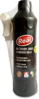 Real čistič trub, grilů a na krbová skla 550g