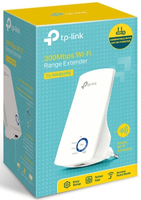 TP-LINK TL-WA850RE - univerzální bezdrátový extender 300 Mbit/s
