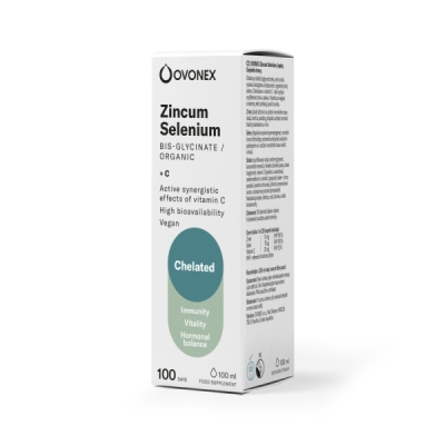 Kapky Liquid OVONEX ZINCUM/SELENIUM 100ml