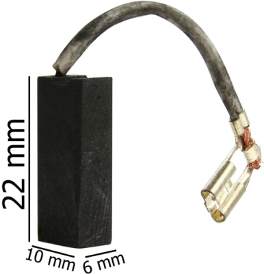 Náhradní uhlíky 6x10x22mm, 2ks MAR-POL