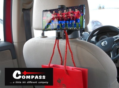 Držák telefonu na opěrku 2in1 Compass