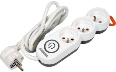 Kabel prodlužovací kancelářský 1,5m 3 zásuvky Sthor TO-72350