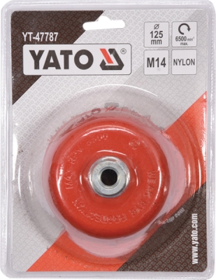 Kartáč nylonový 125mm M14 Yato YT-47785