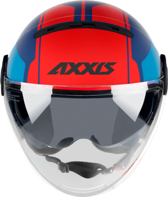 Otevřená helma AXXIS 42618872533 RAVEN SV ABS milano matt blue red XS