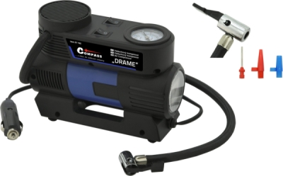 Kompresor 12V DRAME se světlem Compass 07192
