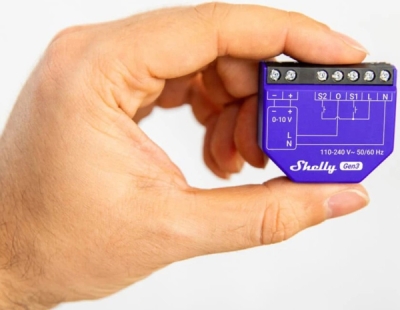 Shelly Dimmer 0/1-10V PM Gen3 - stmívací modul (WiFi)