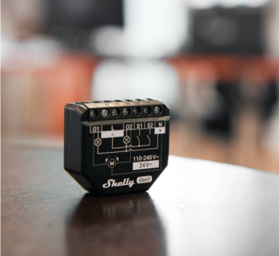Shelly 2PM Gen3 - spínací modul s měřením spotřeby 2x 10A, WiFi, Bluetooth