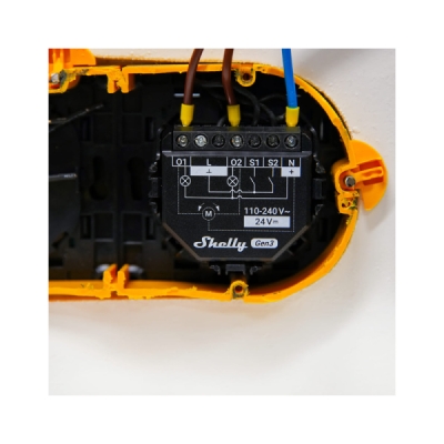 Shelly 2PM Gen3 - spínací modul s měřením spotřeby 2x 10A, WiFi, Bluetooth
