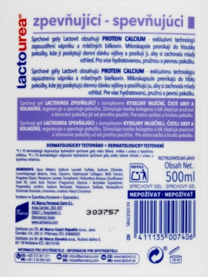 Lactovit Lactourea zpevňující sprchový gel 500 ml