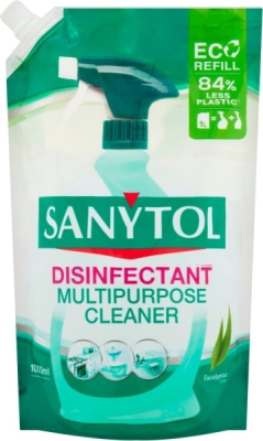 Sanytol Eukalyptus Clean dezinfekční univerzální čisticí prostředek náhradní náplň 1000 ml