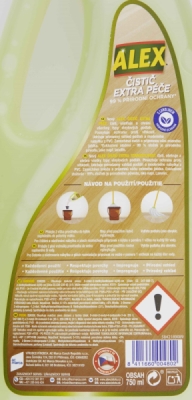ALEX čistič extra péče na vinyl 750ml Zelené jablko