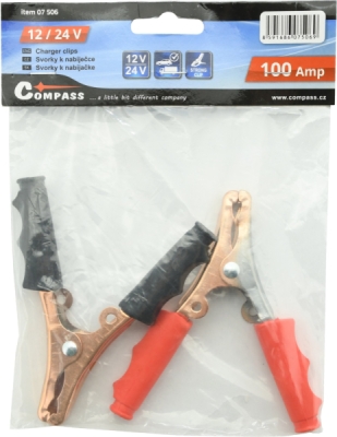 Compass svorky 2ks 100A 12 x 9 cm