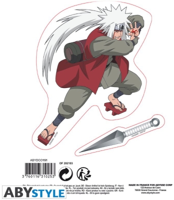Samolepky Naruto Shippuden - Naruto & Jiraiya