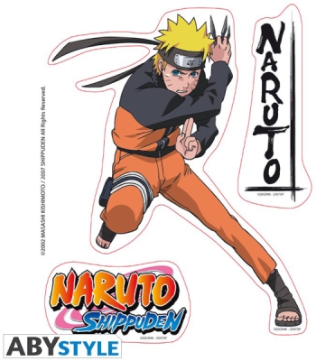 Samolepky Naruto Shippuden - Naruto & Jiraiya
