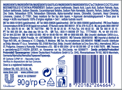 Dove tuhé mýdlo 90g Original krémové