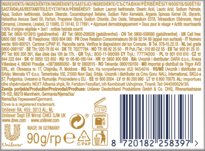 Dove tuhé mýdlo 90g Nourishing