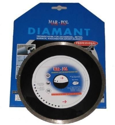 Kotouč diamantový plný 115mm MAR-POL