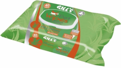GILLS vlhčené ubrousky Aloe vera (40 ks)