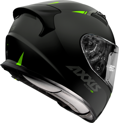 Integrální helma AXXIS 41040001355 GP RACER SV FIBER SOLID fluo žlutá M