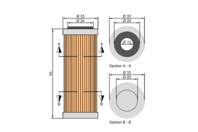 Olejový filtr TwinAir 140119 for oil cooler