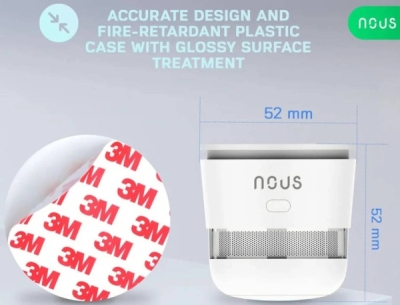 Nous E8 Zigbee Smart - kouřový Senzor, Zigbee 3.0