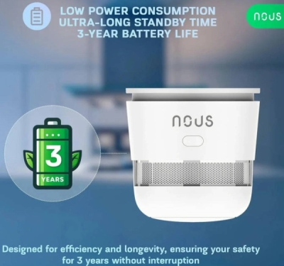 Nous E8 Zigbee Smart - kouřový Senzor, Zigbee 3.0
