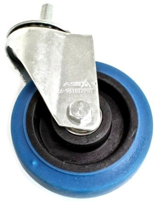 Kolo pro vozíky 100 x 30 mm, otočné uložení, nosnost 90 kg - ASTA A-W41BTPRBT