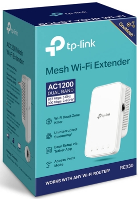 TP-LINK RE330 AC1200 Wi-Fi Extender - Wi-Fi Mesh