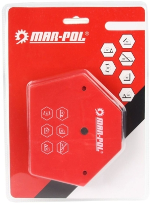 Úhlový magnet 30°/45°/60°/75°/90°/135°, 15kg MAR-POL M79412