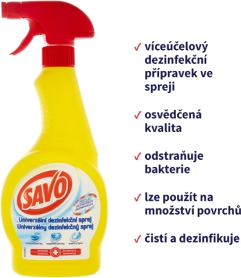 Savo Univerzální dezinfekční sprej 500 ml