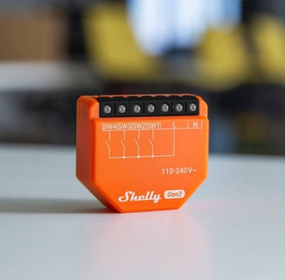 Shelly i4 Gen3 - modul na aktivaci scén, Wi-Fi