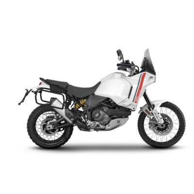 Kompletní sada sedlových brašen SHAD 130.kitTR40side-108 TERRA TR40 a hliníkového 55L vrchního kufru, včetně montážní sady SHAD DUCATI DESERT X